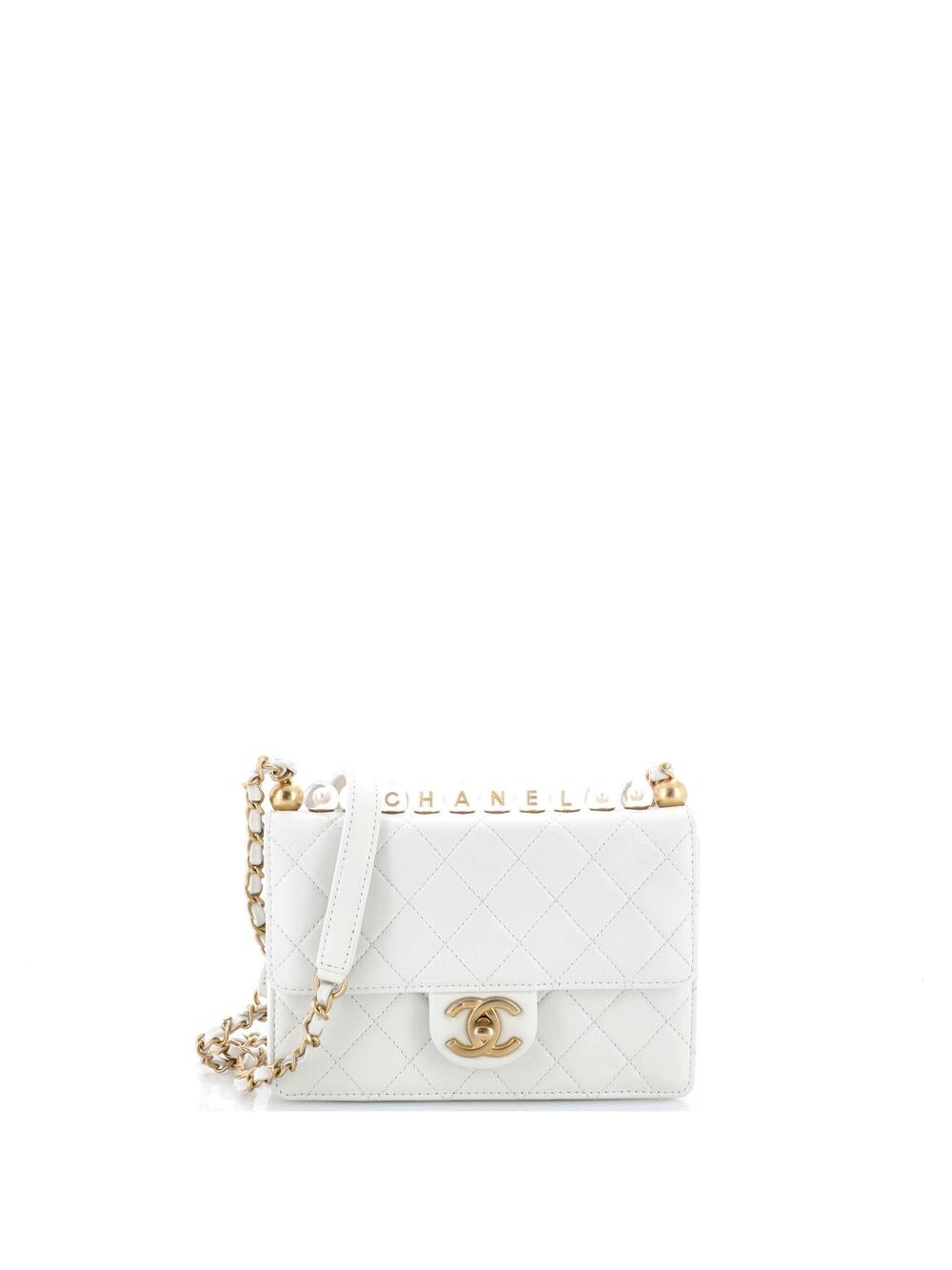 Chanel Chic Pearls Flap Bag Quilted #370893C34B